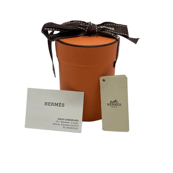 Auth HERMES Twilly - White Blue Scarf - Picture 4 of 5